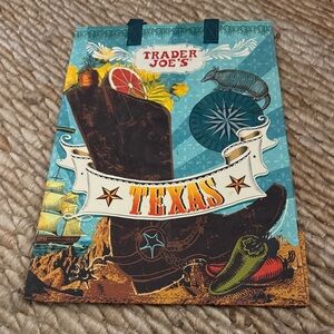 Trader Joe's Texas Themed Tote Bag